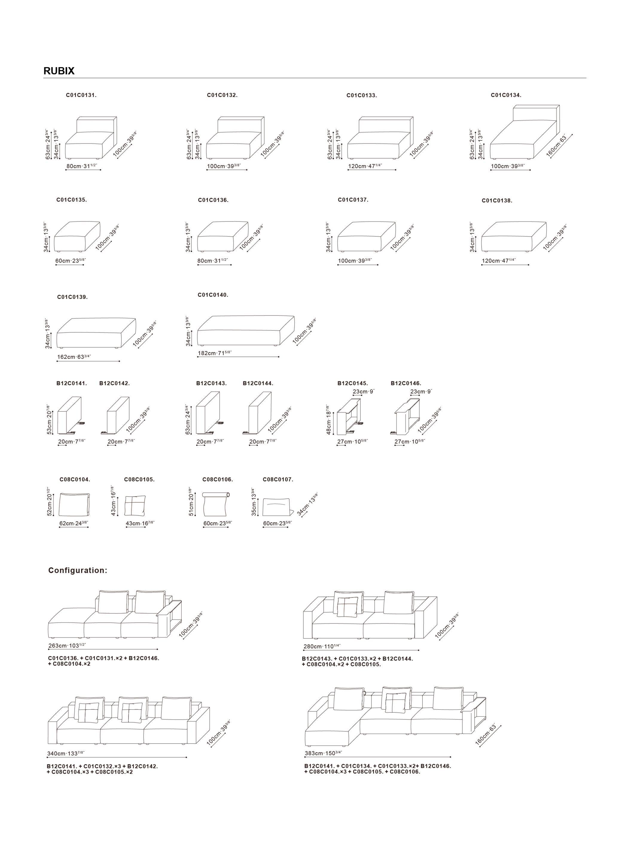Кожаный диван с отсеком для хранения CAMERICH Rubix ARCH-00083191 - Вид №8