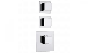 Z032203 + Z030270000 Смеситель & запорный кран Cube 3 Outles HP BOSSINI