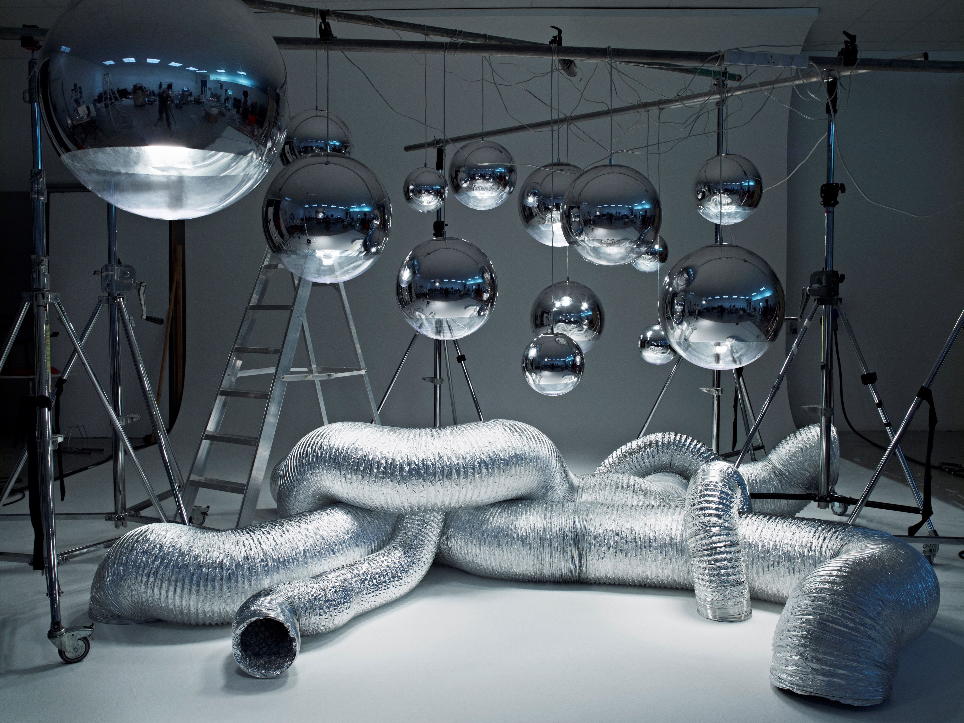 Поликарбонат светодиодный подвесной светильник Tom Dixon Mirror Ball ARCH-00042584 - Вид №10