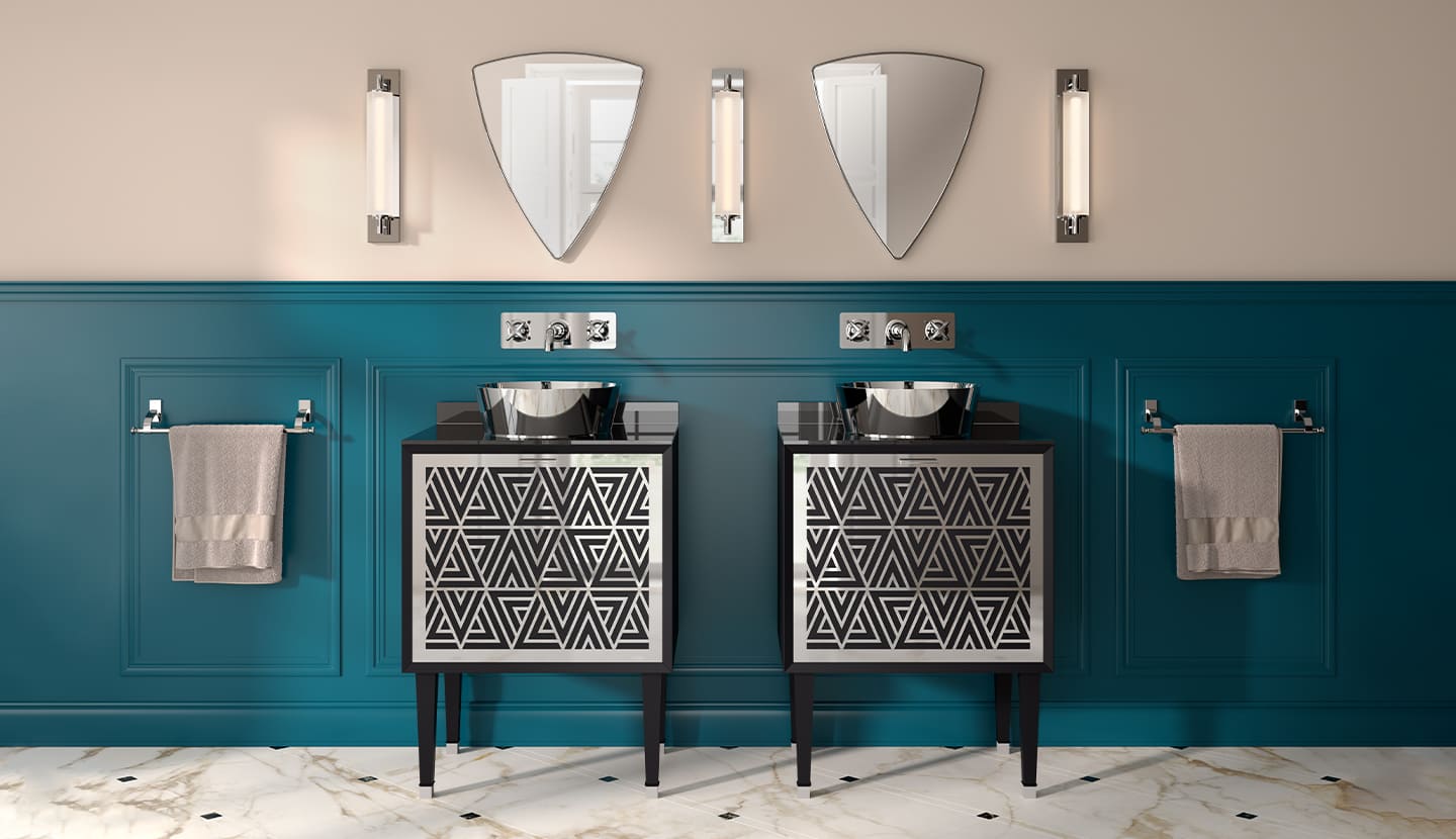 Деревянный одноместный напольный умывальник с дверцами Park Avenue CORA 1A ARCH-00051950 - Вид №3