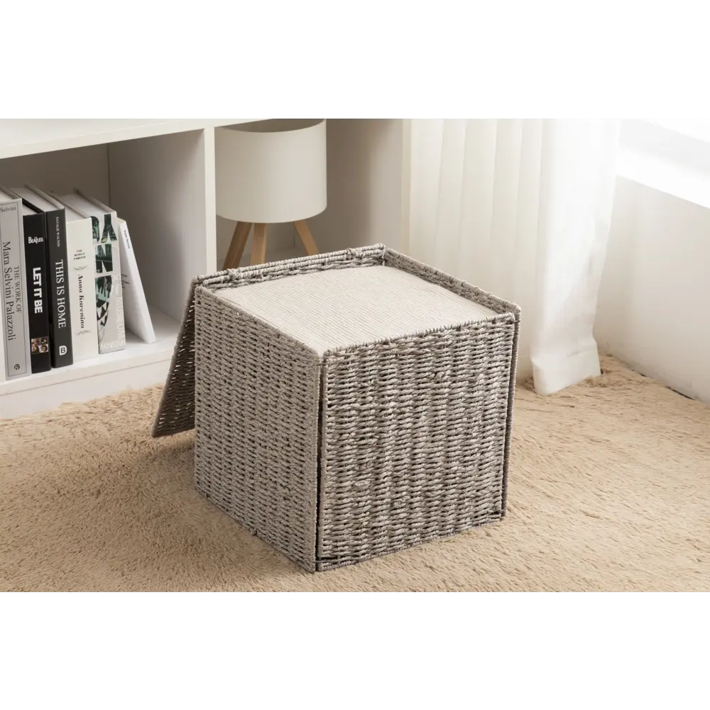 Кор с крышкой 30X30X30см св.сер Konsensa STLM-2004869 - Вид №8