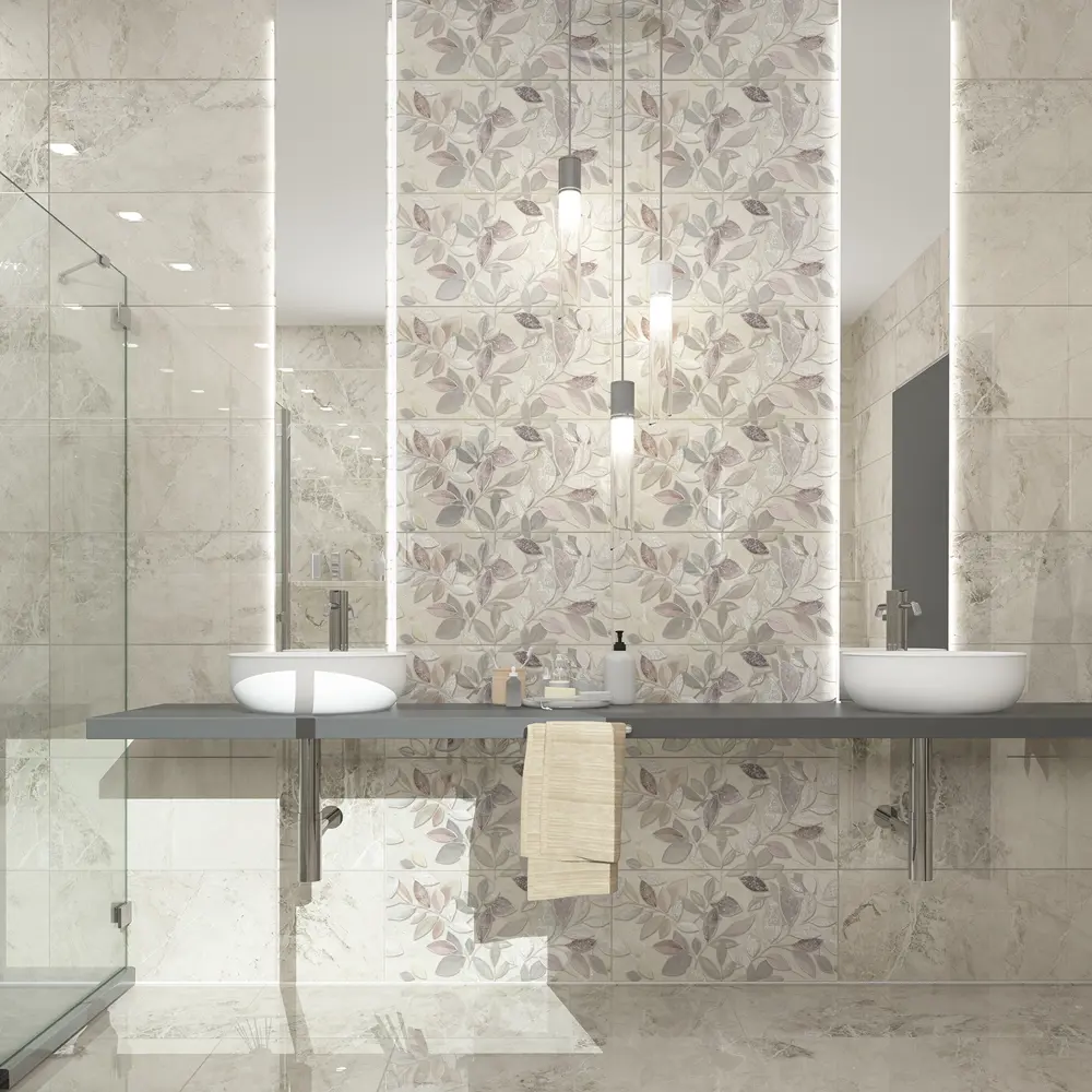 Плитка настенная Azori Elegance Barberry 31.5x63 см 1.59 м² цвет бежевый 84735820 STLM-2107353 Kerlife - Вид №1