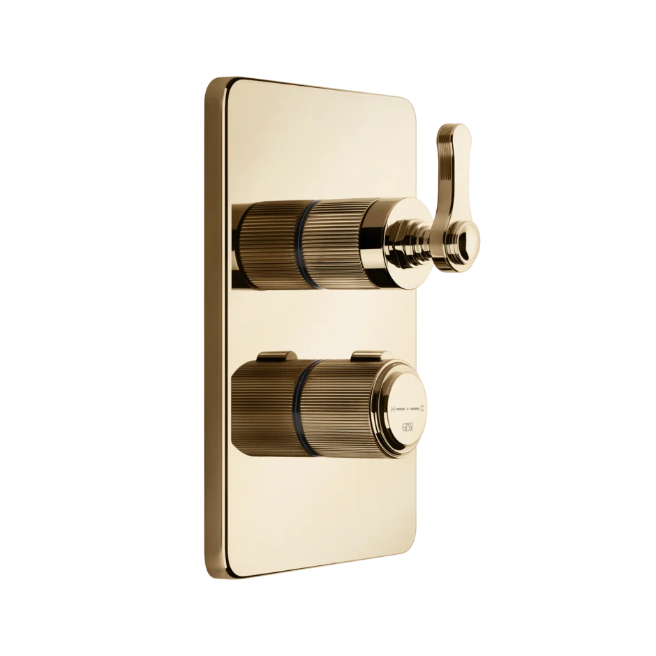 Смеситель для душа 65135 735 Gessi Venti20 ТЕПЛАЯ БРОНЗА PVD 65135735