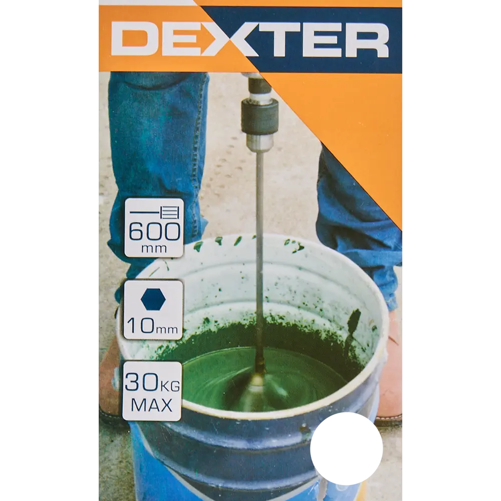 Насадка электромиксера Dexter для краски 600x130 мм, сталь STLM-2097808 - Вид №4