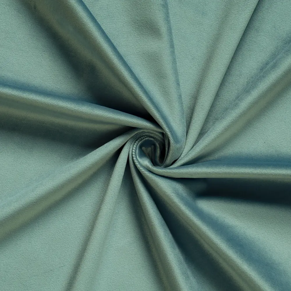 Ткань 1 м/п бархат 300 см цвет бирюзовый GARDEN STLM-2092963