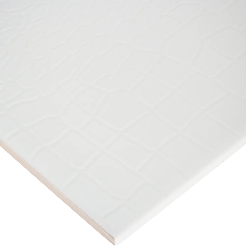 Плитка настенная Golden Tile Кайман 25x40 см 1.6 м² цвет белый STLM-2185995 - Вид №1