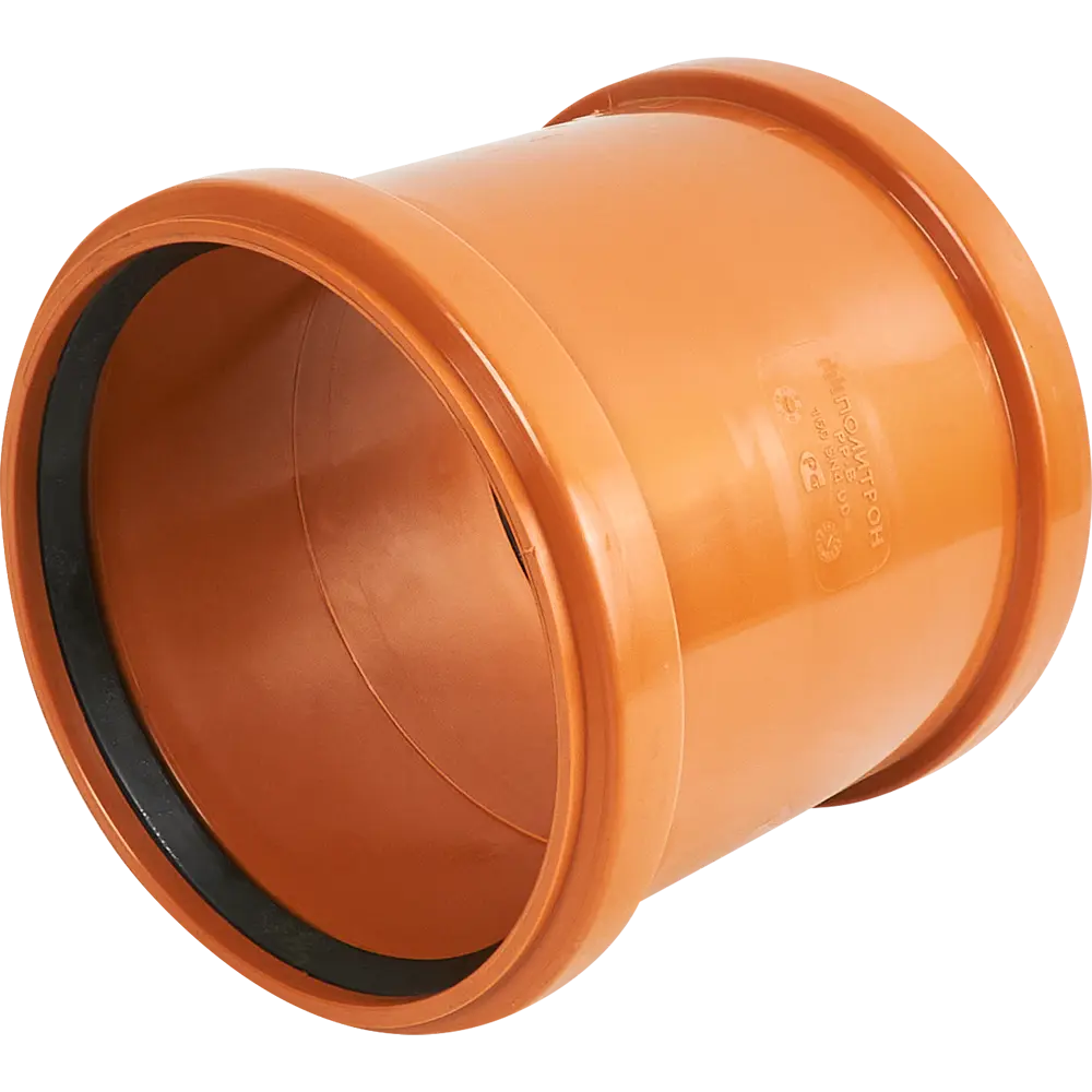 Муфта ремонтная Хемкор d160 мм пластиковая для наружной канализации STLM-2073644 - Вид №1