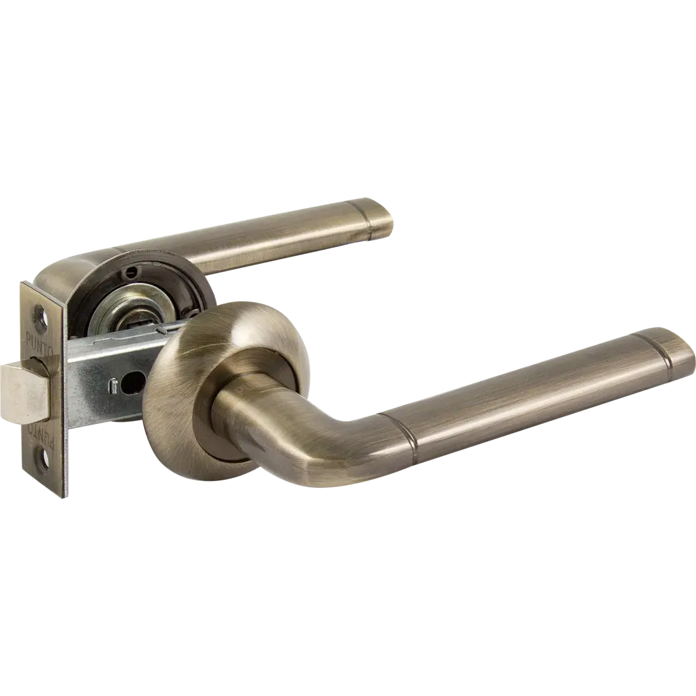 Комплект дверных ручек Set45/A Rex TL, цвет бронза PUNTO STLM-2117861 - Вид №2