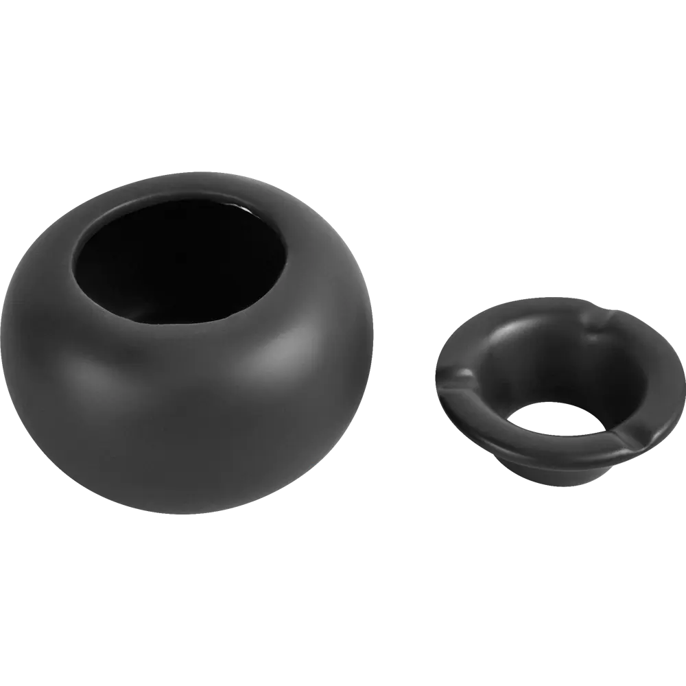 Керамическая банка Arty серый керамика 13x8.5 см Atmosphera STLM-2206421 - Вид №3
