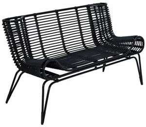 cbdesign Садовая скамейка из синтетического волокна со спинкой Ribbon N710n1