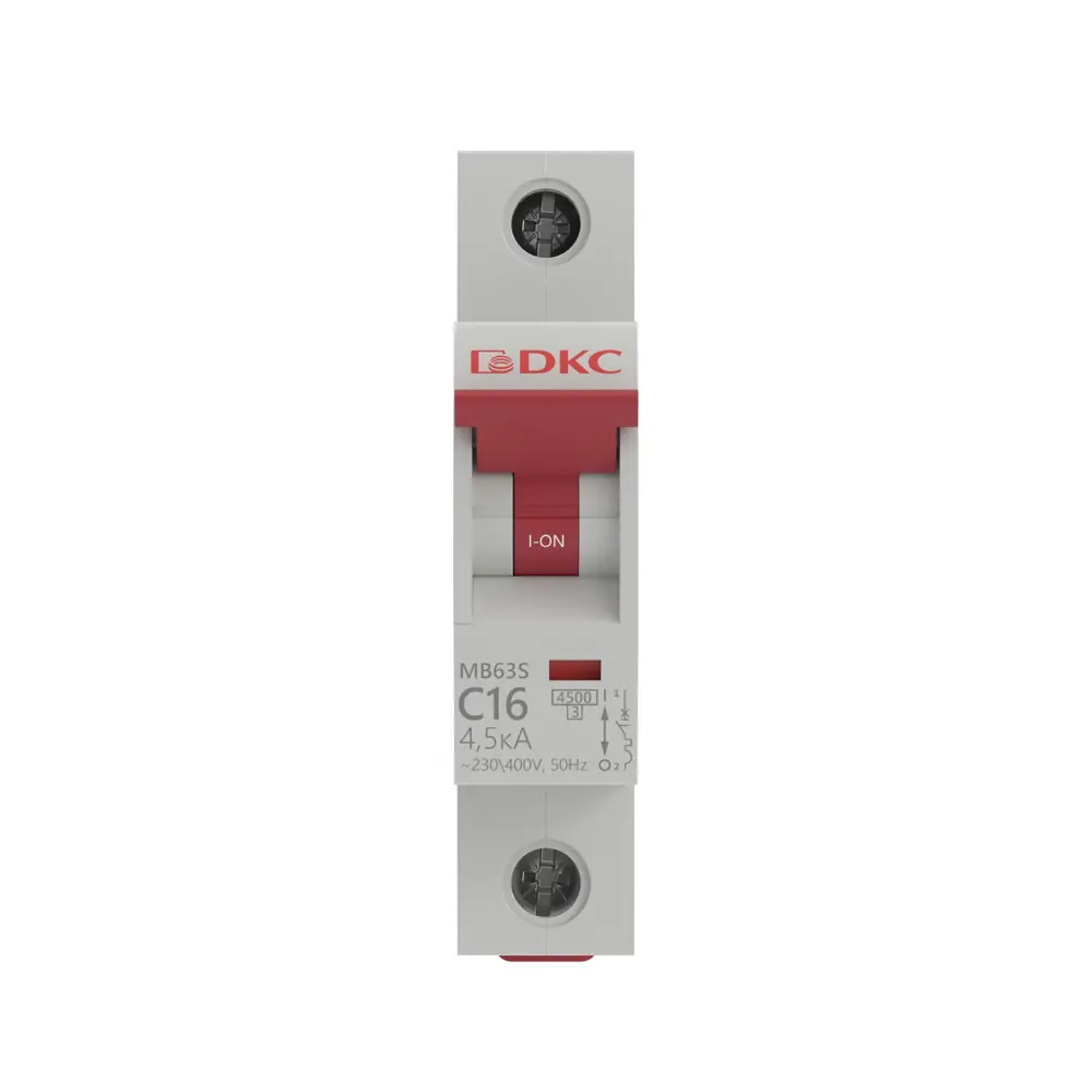 Автоматический выключатель DKC Yon 1P C16 А 4.5 кА STLM-2077611 - Вид №1