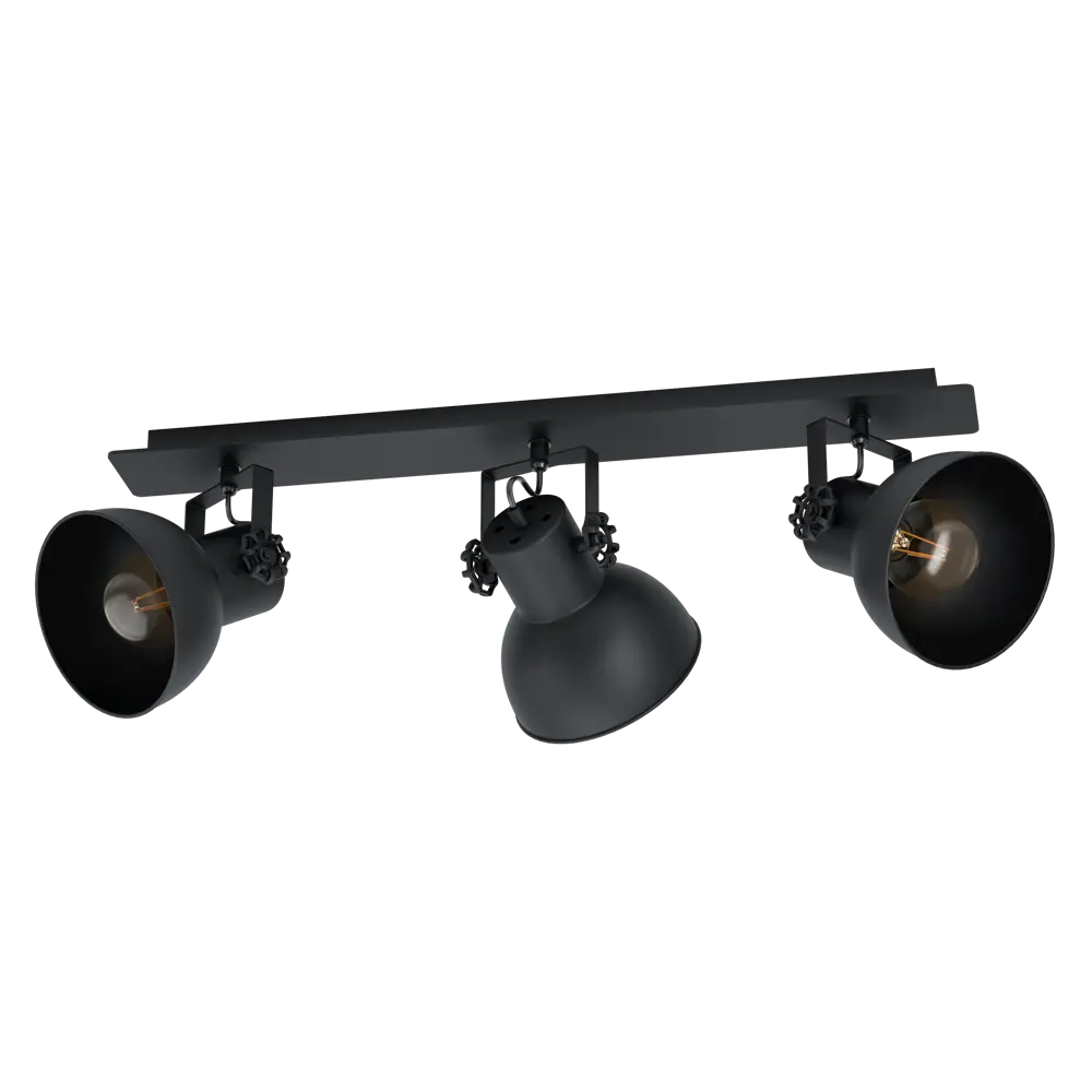 Спот Eglo Barnstaple E27 3x40 Вт, цвет черный 82809690 STLM-2212451 