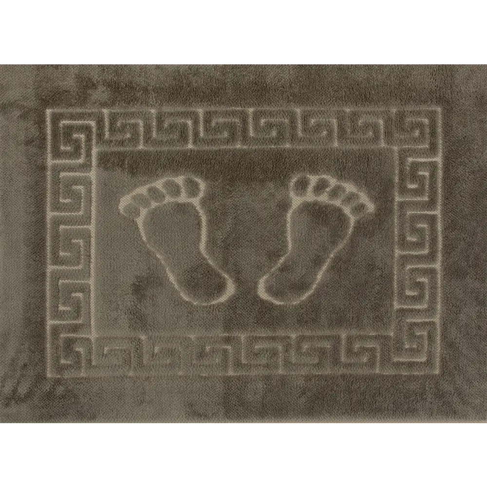 Коврик для ванной комнаты «Foot» 50х70 см цвет серый PRIMANOVA STLM-2056234