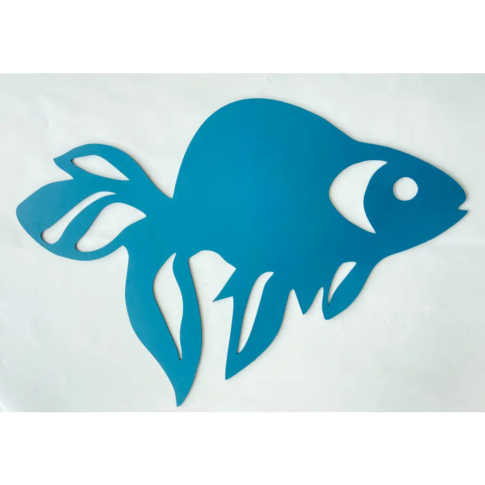 Настенное панно "Золотая рыбка" дерево 63x36 см Симфония STLM-2121585