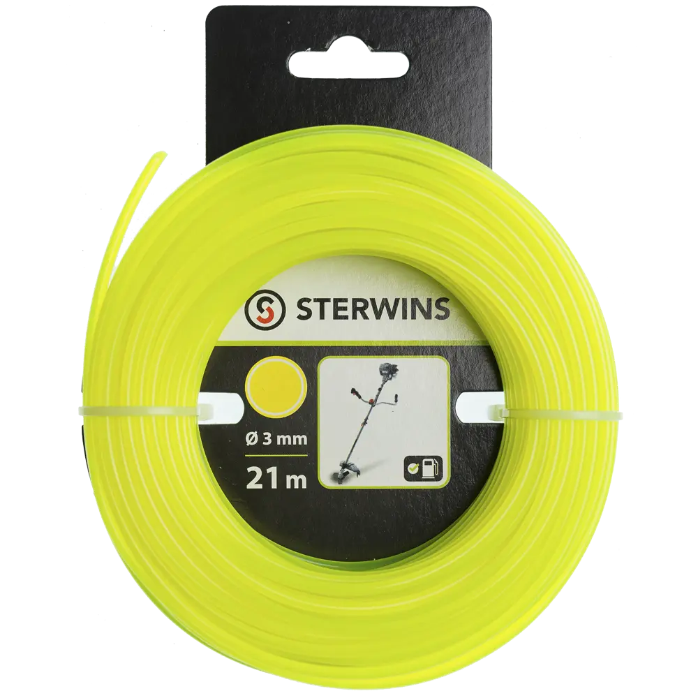 Леска для триммера Sterwins ø3 мм 21 м круглая STLM-2030805