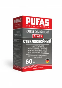 Клей обойный Pufas Glass Стеклообойный 500г