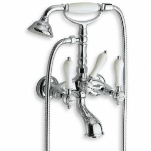 CRICL100 Внешний смеситель для ванны с гибким шлангом и ручным душем против известкового налета Cristina Rubinetterie