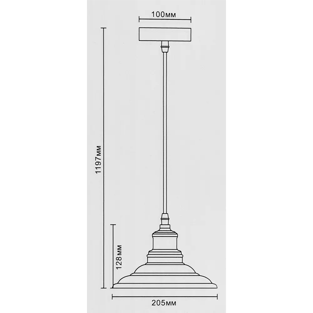 Светильник подвесной Cymbal PL-600 1xE27x40 Вт 2 м² цвет хром CAMELION STLM-2197035 - Вид №10