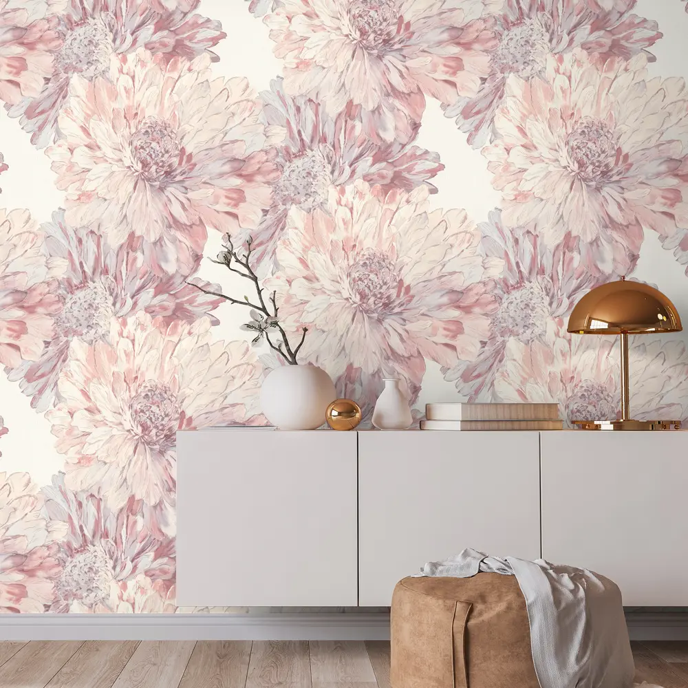 EURO DECOR Stella - флизелиновые обои нежно-бежевого оттенка 89369330 STLM-0827187 - Вид №2