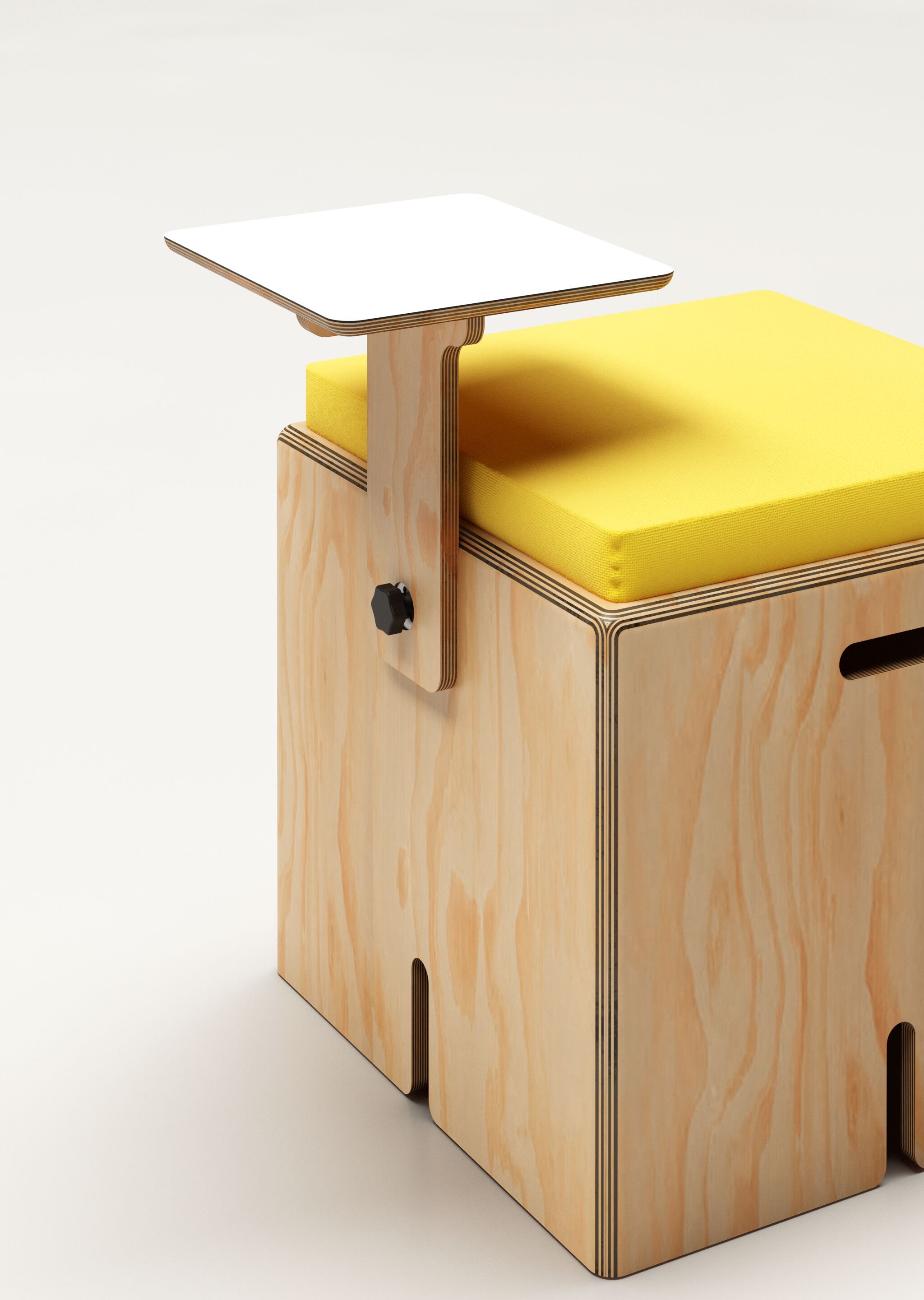 Модульный деревянный пуф KEIGIO® KEIGIO® 54X54 ARCH-00047346 - Вид №2