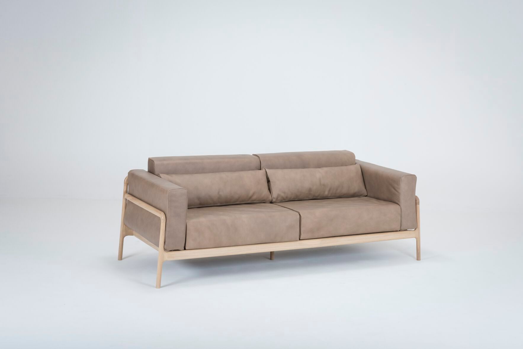 3-местный кожаный диван Gazzda Fawn ARCH-00074385 - Вид №13