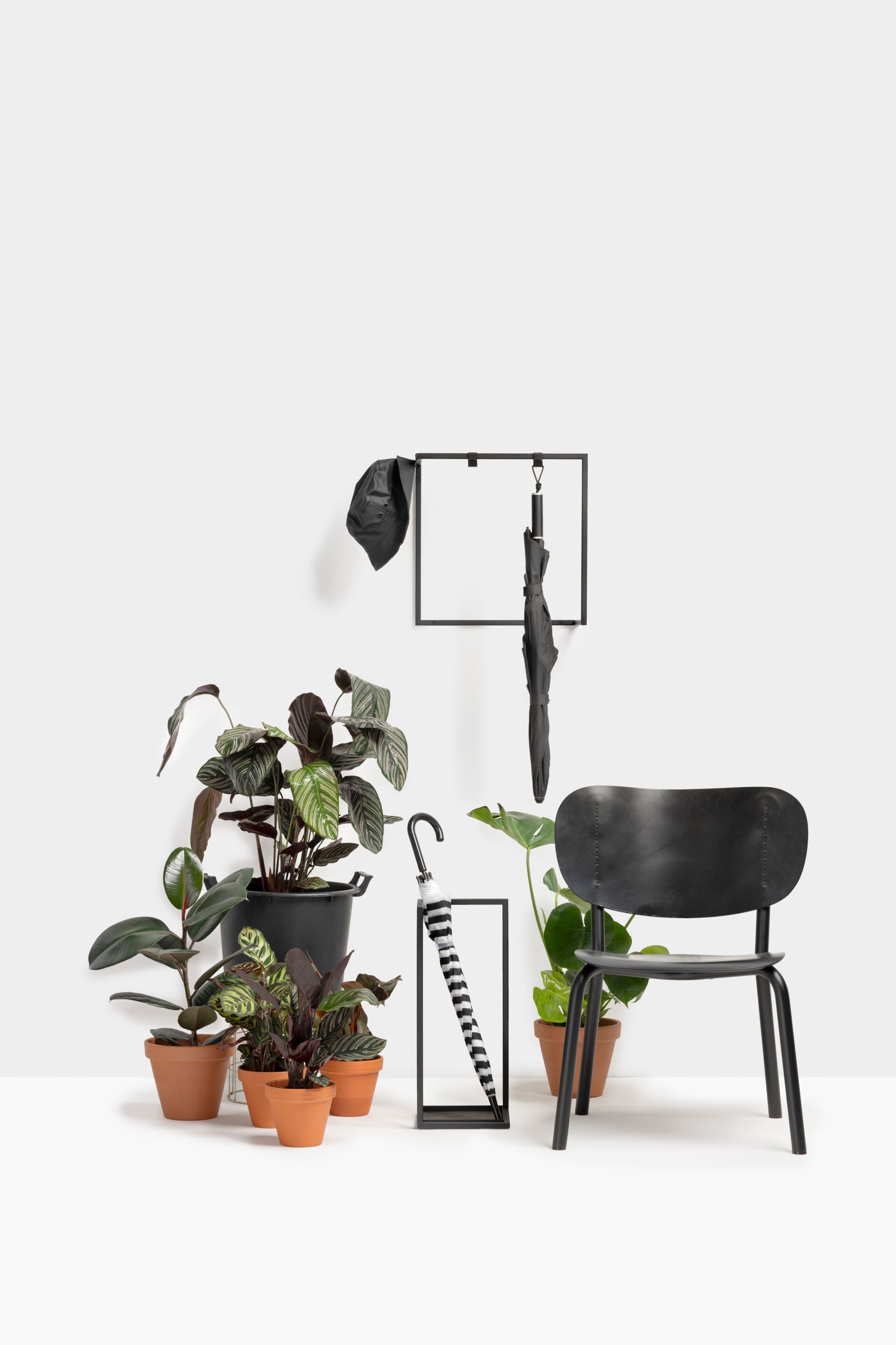 Кожаный и деревянный стул FUNCTIONALS EMIL ROSI ARCH-00147461 - Вид №20