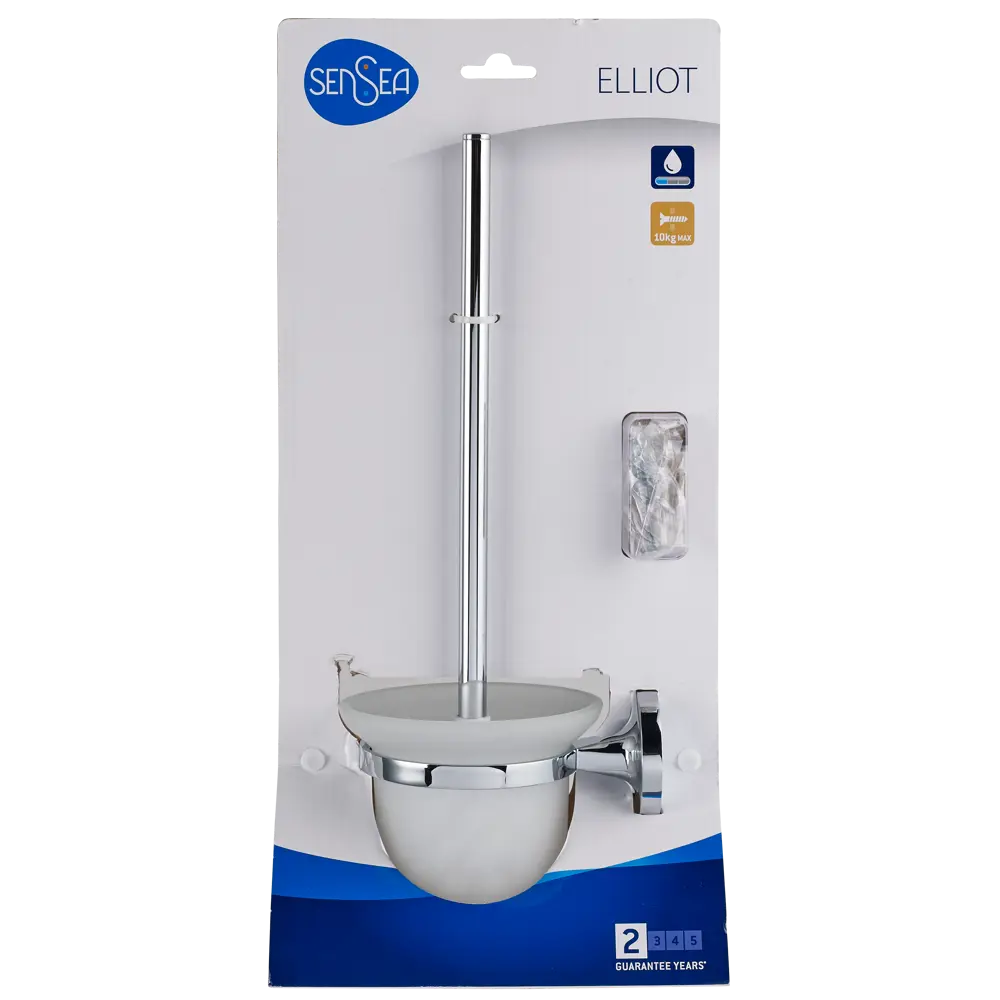 Ёршик для унитаза Sensea Elliot цвет хром STLM-2134141 - Вид №6