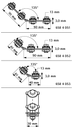 6584053 Монтажные профиля BIS RapidRail® Уголки 135° для создания конструкций из профиля RapidRail WALRAVEN  - Вид №1