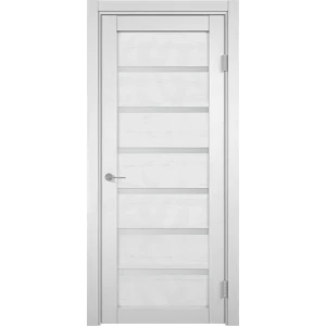 Дверь межкомнатная со стеклом Кельн 70x200 см финиш бумага цвет сосна арктическая с замком