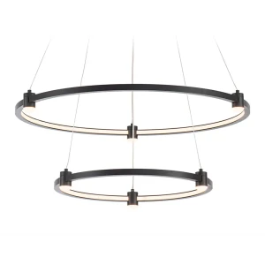 91050344 Люстра подвесная светодиодная AMBRELLA LIGHT FL5506 Comfort 20 м² теплый белый свет цвет черный STLM-1529779