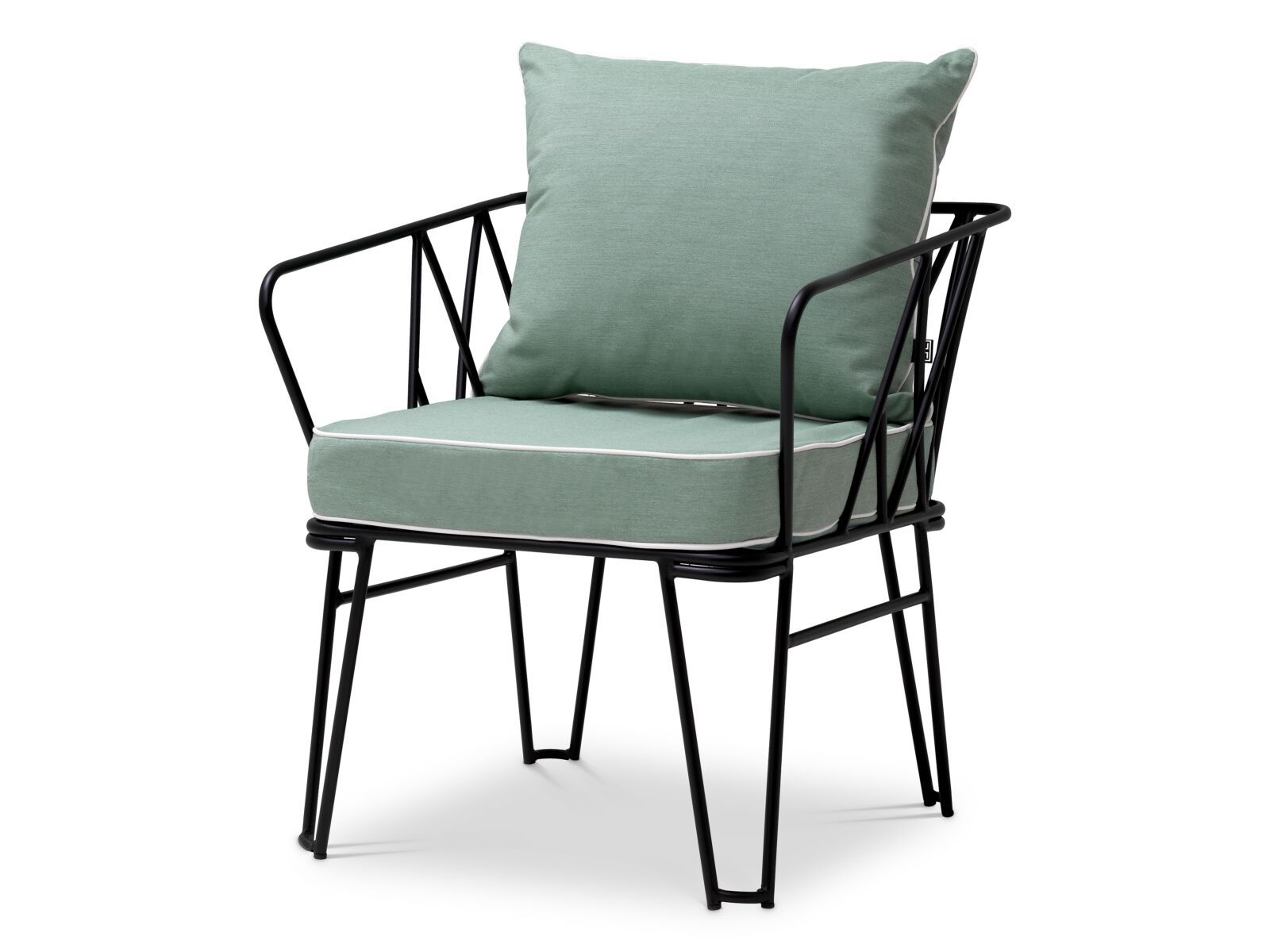 Тканевый садовый стул с подлокотниками Eichholtz CLIFTON ARCH-00124685