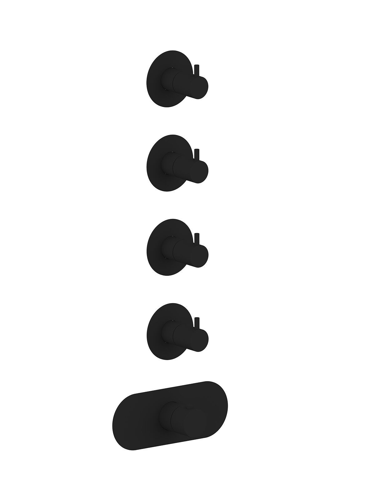 Термостатический смеситель для душа с 5 отверстиями Rubinetterie Frattini отдельная эстетика ARCH-00091137 - Вид №19