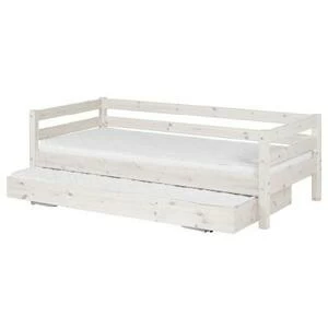 Кровать Flexa Classic с выдвижным спальным местом, белая, 200 см