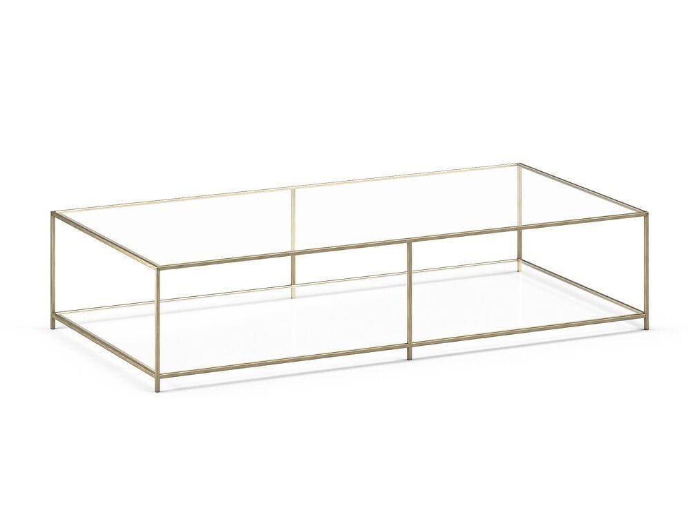 Низкий прямоугольный журнальный столик из закаленного стекла AMPM Сибил ARCH-00046104