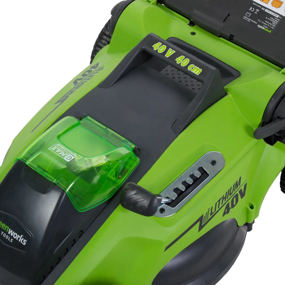 Газонокосилка аккумуляторная самоходная GreenWorks G40LM41K2 36 В 40 см 1x4 Ач АКБ и ЗУ входит в комплект STLM-2128952 - Вид №3