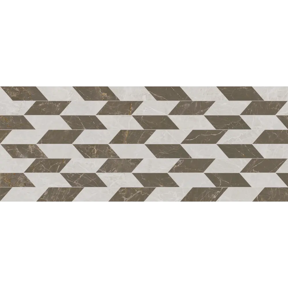 Декор настенный Kerama Marazzi Феррара-Фоджа VT/A589/7000 20x50 см матовый цвет белый коричневый 87653963 STLM-2029994
