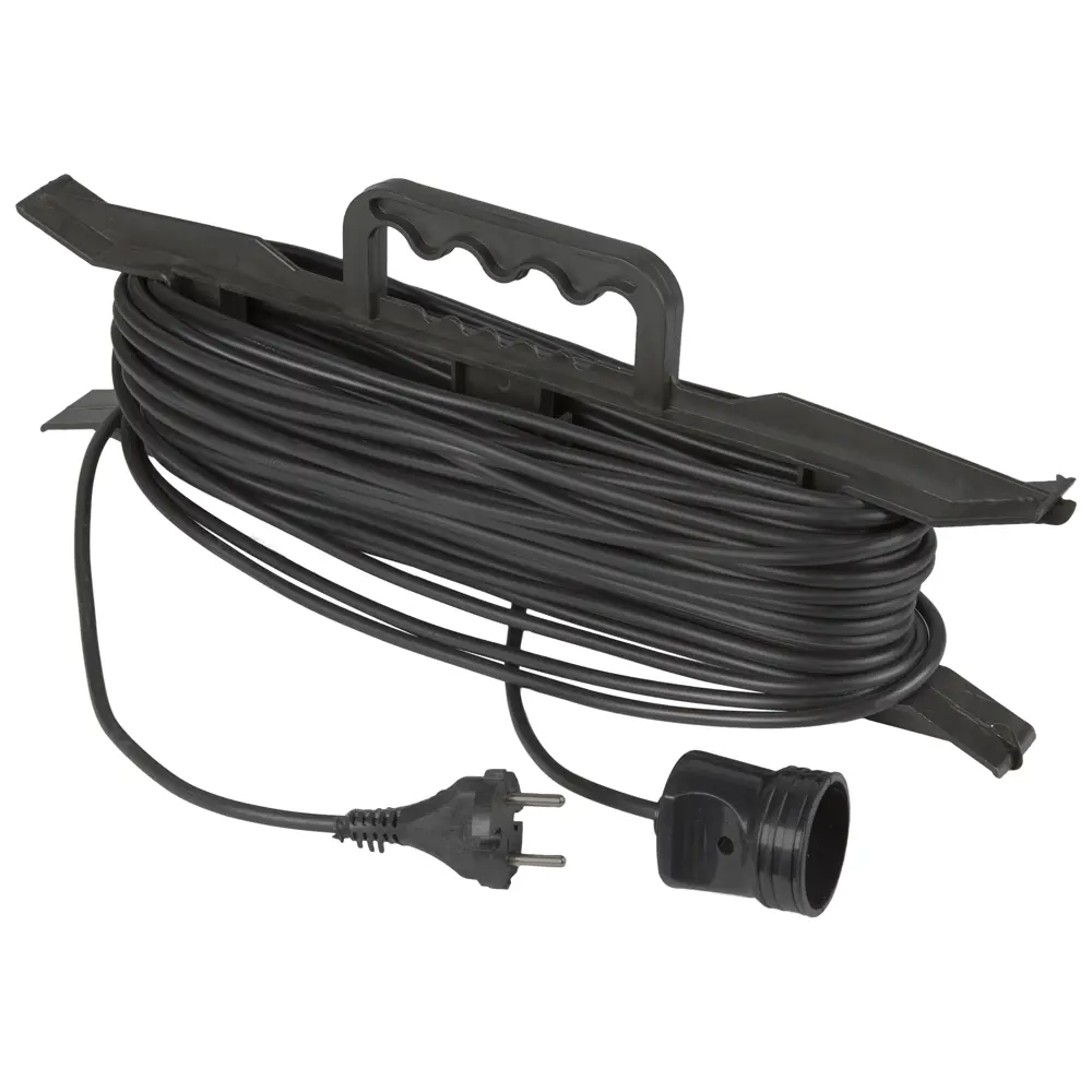 Удлинитель садовый без заземления на рамке 1 розетка 2х0.75 мм 20 м Santreyd STLM-2146571 - Вид №1