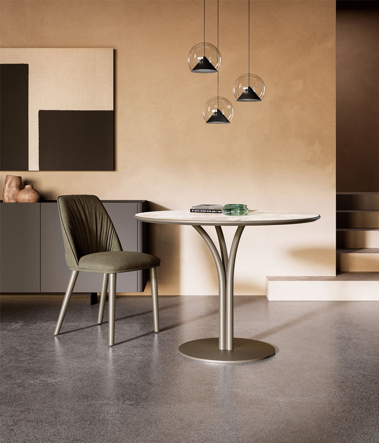 Круглый керамический стол EFORMA DODO BISTRO ARCH-00028713 - Вид №1