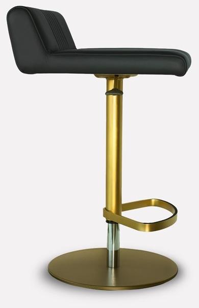 MORADA Высокий кожаный табурет с подставкой для ног Dado Dado bsa - Вид №1