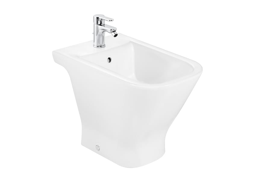 Фарфоровое биде с переливом пола Roca The Gap ARCH-00091572