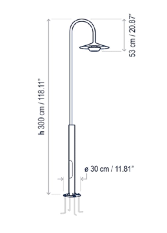 Светодиодный уличный фонарь для сада Bover Fanalet ARCH-00083865 - Вид №10