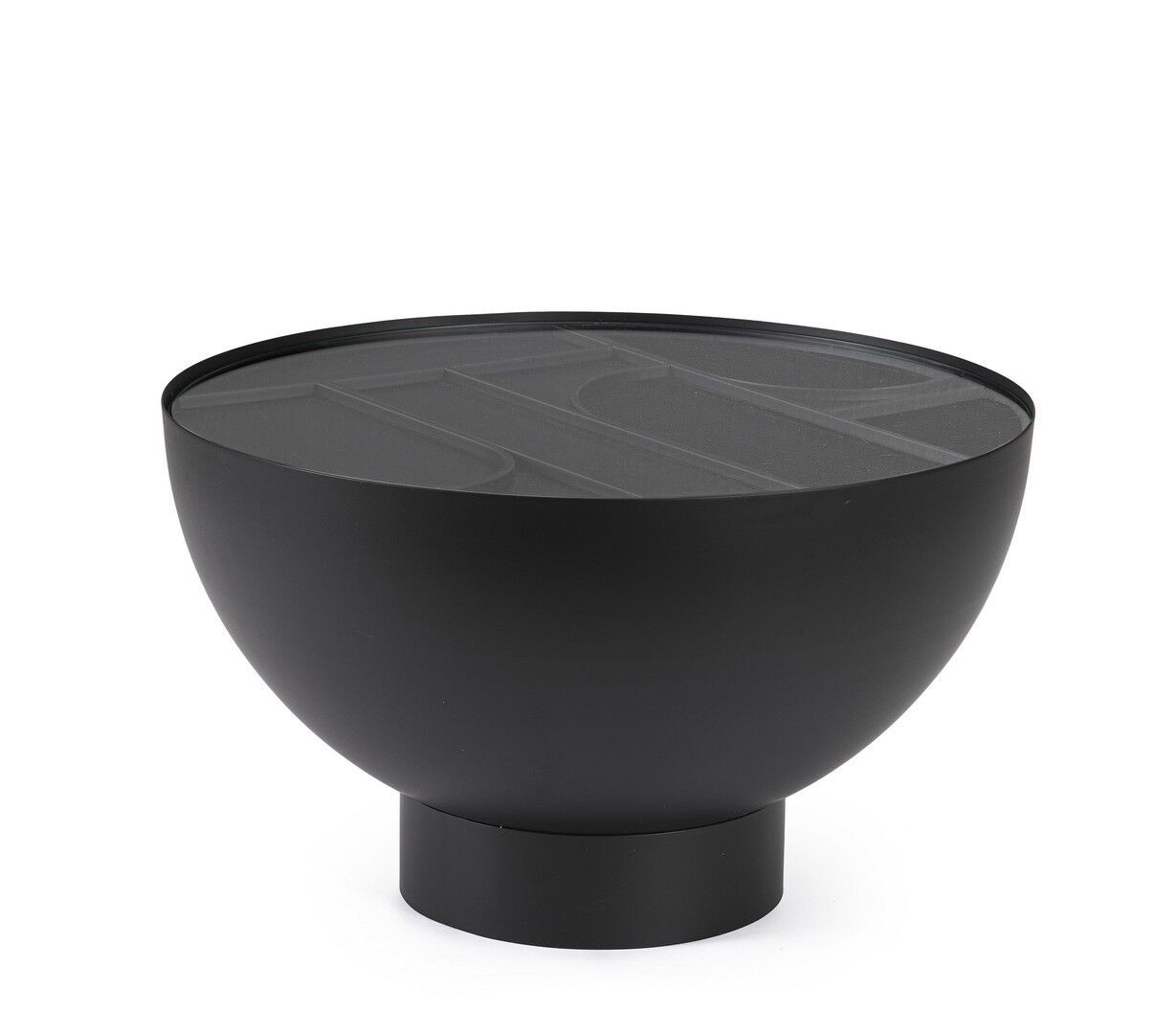 Круглый стальной журнальный столик с порошковым покрытием BIZZOTTO Archie ARCH-00150395 - Вид №9