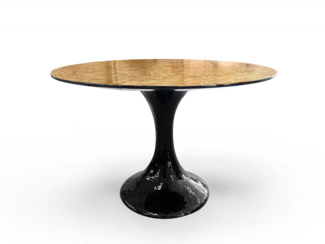 Обеденный стол из стекловолокна с столешницей из каррарского мрамора GANSK JADE ARCH-00019345 - Вид №4