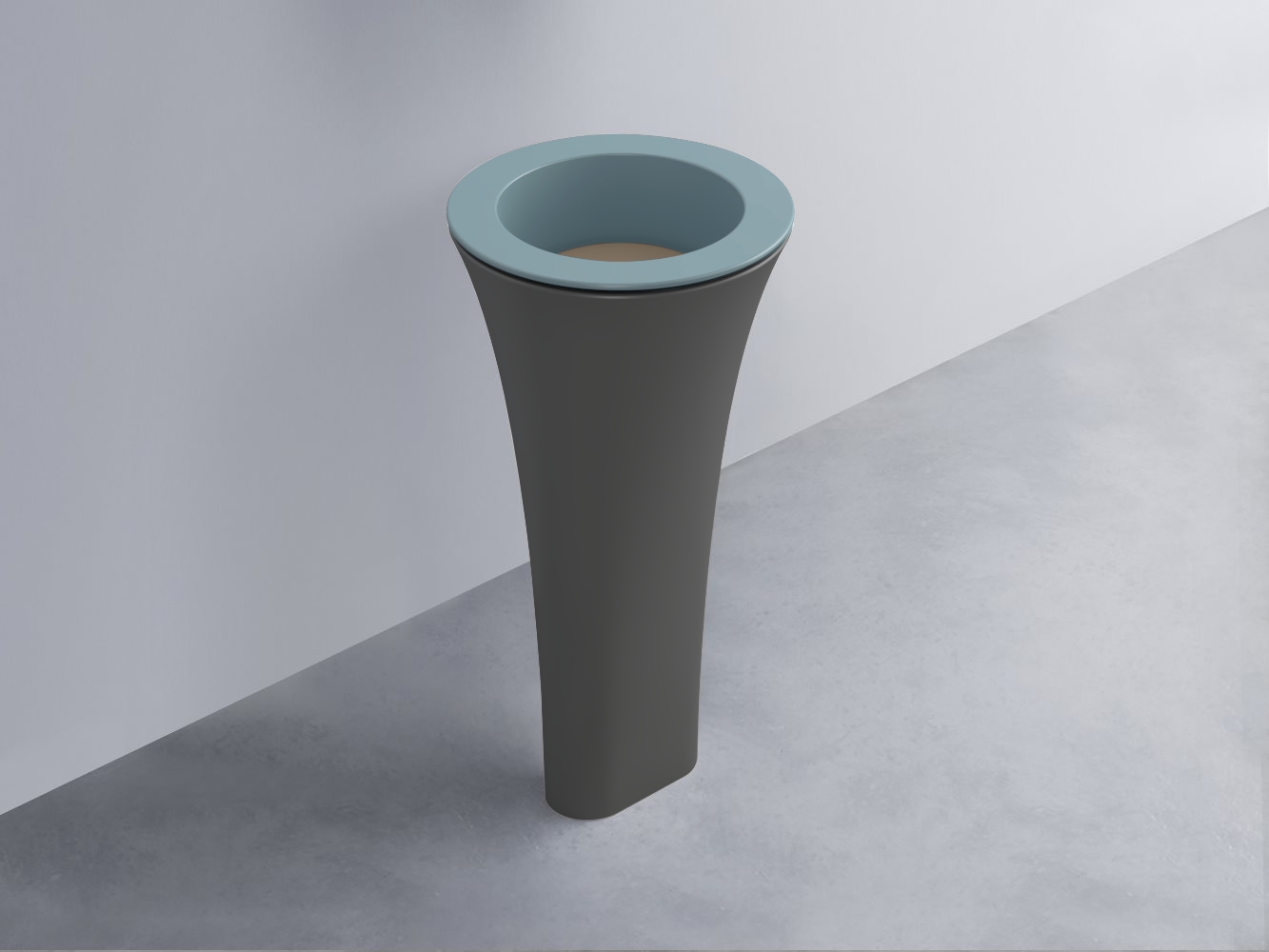 AMLA45-PL+AMPILT-AN+AMCOLT-CM Раковина Amedeo Tondo отдельностоящая cielo Enjoy + Amedeo Ceramica Cielo