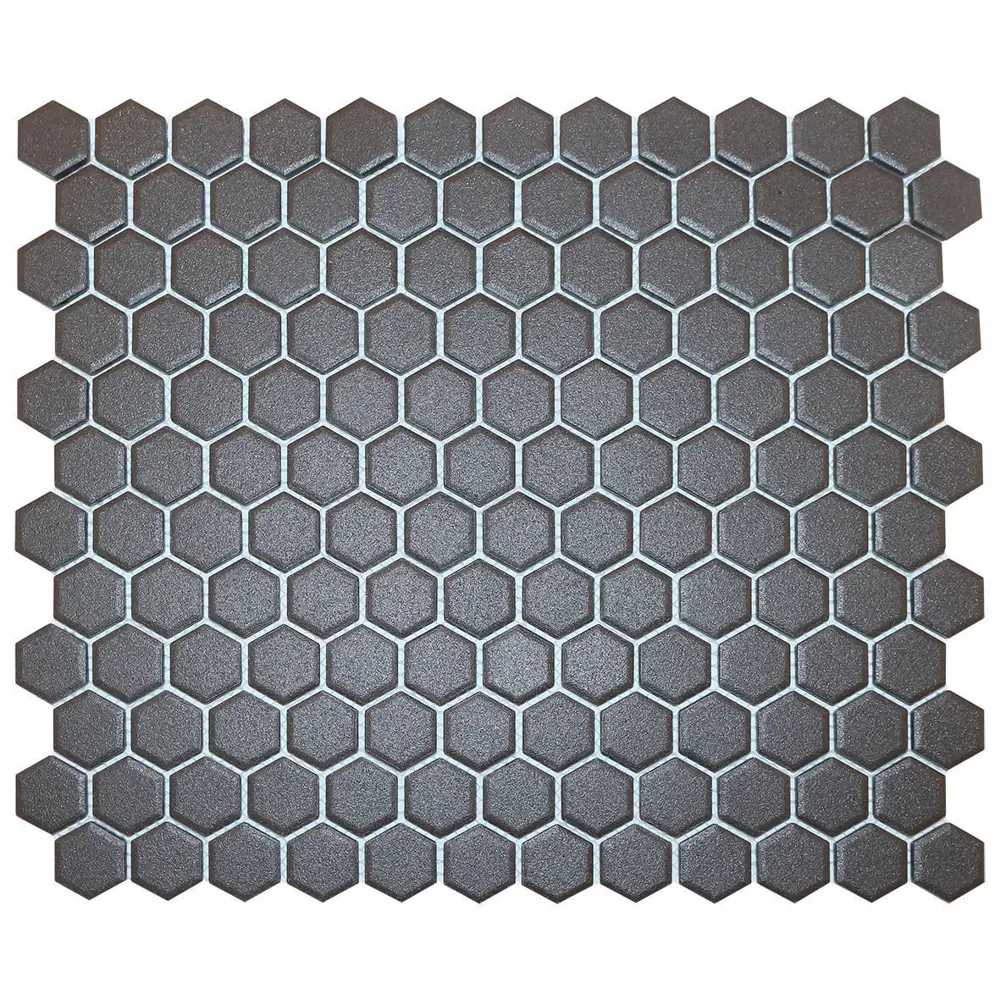 Мозаика фарфоровая Artens Hexo 30x26 см цвет черный STLM-2115228 - Вид №1