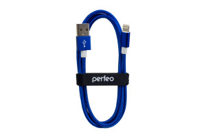 16088636 Кабель для iPhone USB - 8 PIN Lightning синий длина 1 м. I4311 30 010 752 Perfeo