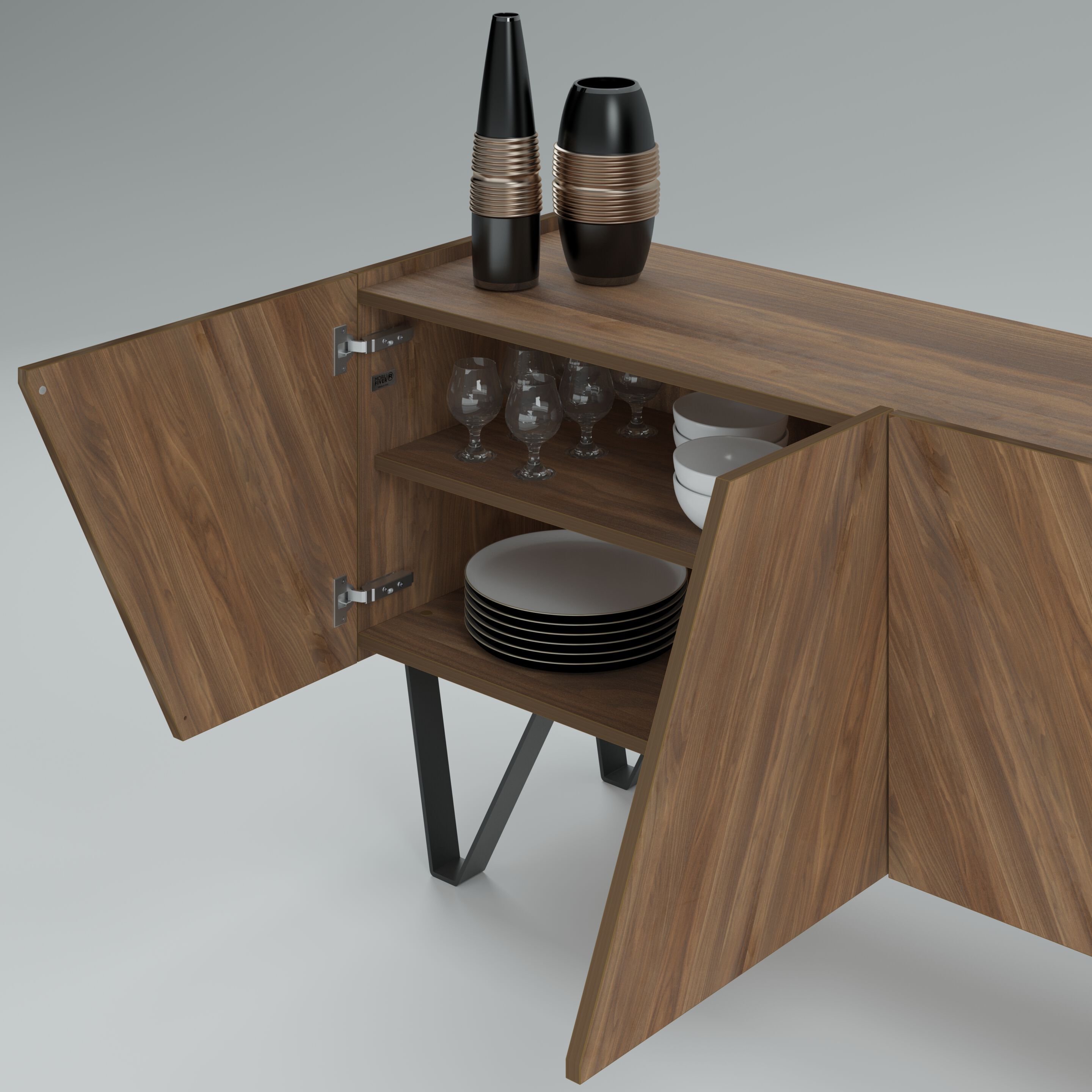 Мадия в облагороженном с распашными дверями Mobili Fiver EMMA ARCH-00126209 - Вид №5