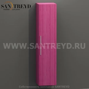 MDC6077 Высокий шкаф с двумя створками 160 см розовый Globo 4ALL Италия
