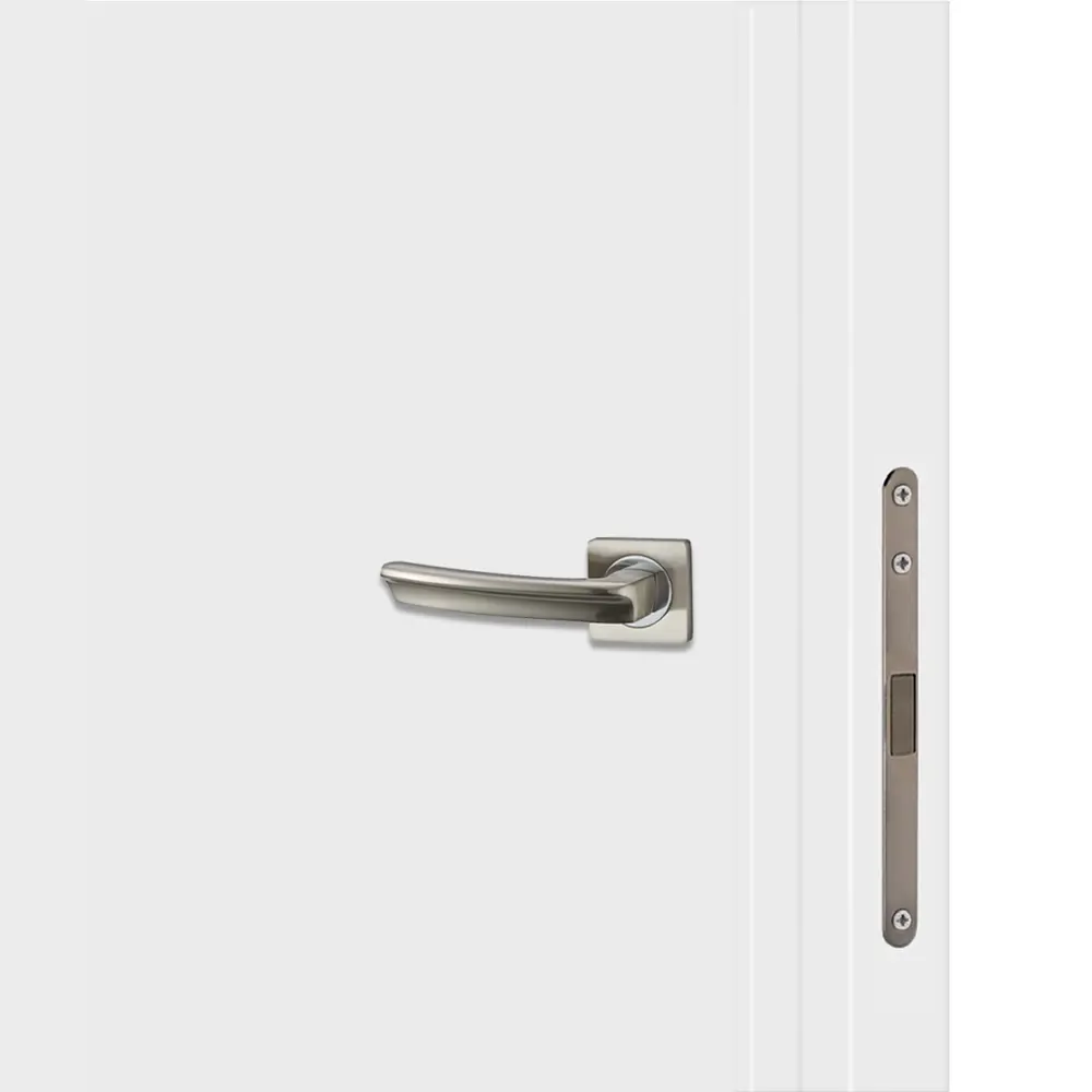 Дверь межкомнатная глухая Invisible Opt 80x200 см правая ПВХ цвет белый VELLDORIS STLM-2151063 - Вид №1