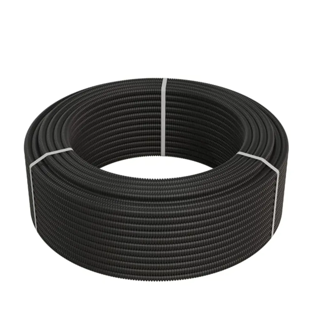 Гофрированная труба MONLID ПНД D20 мм 100 м легкая цвет черный STLM-2103718 - Вид №1